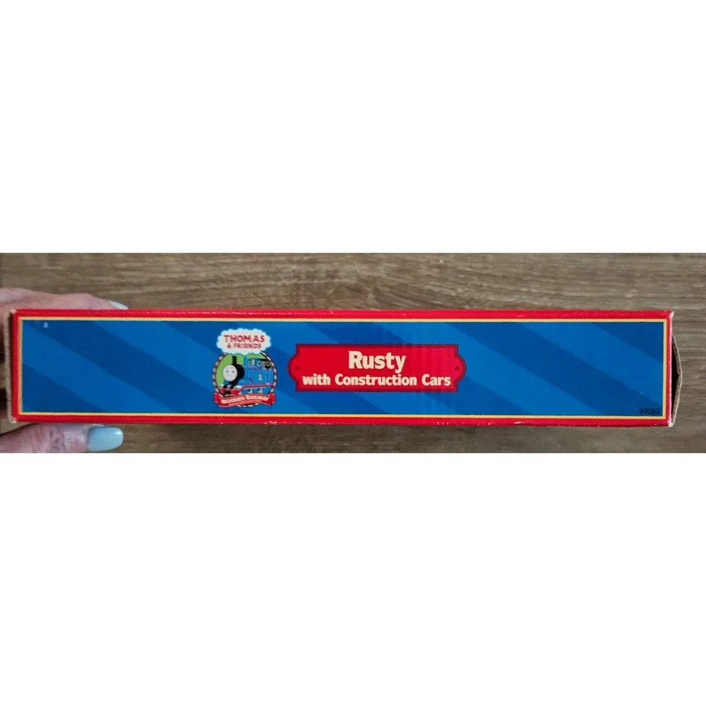 Thomas Wooden Railway Rusty with Construction Cars Train Set NIB‎ 99162 Vintage